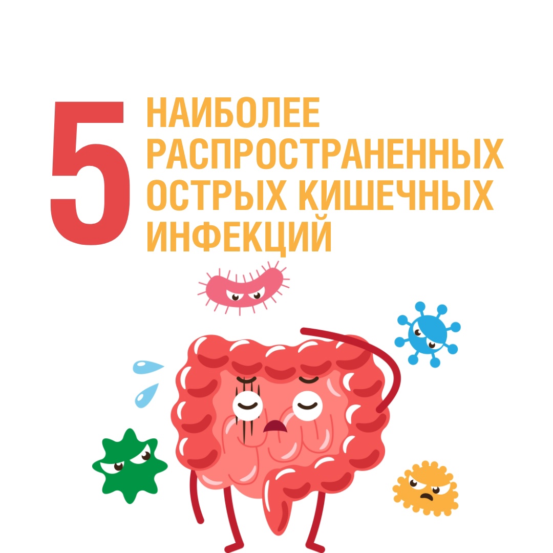 Изображение: 5 наиболее распространенных острых кишечных инфекций