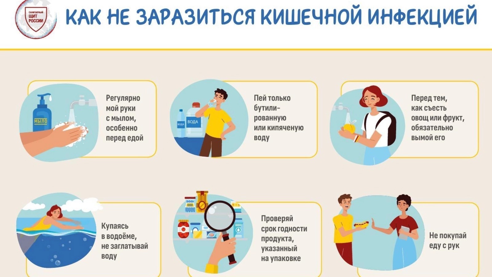 Изображение: Профилактика кишечных инфекций!